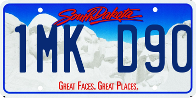 SD license plate 1MKD90