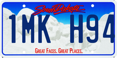 SD license plate 1MKH94