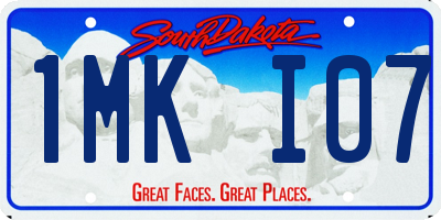 SD license plate 1MKI07