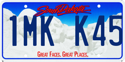 SD license plate 1MKK45