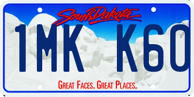 SD license plate 1MKK60