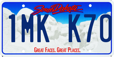 SD license plate 1MKK70