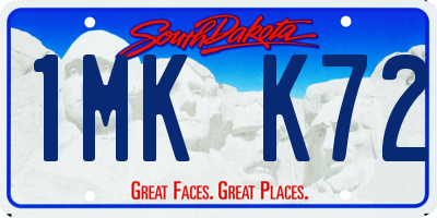 SD license plate 1MKK72