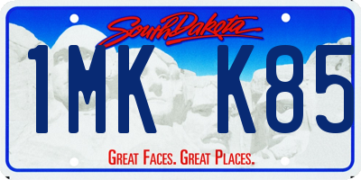 SD license plate 1MKK85