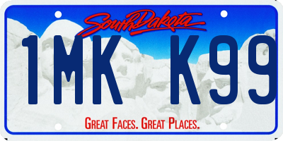 SD license plate 1MKK99
