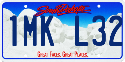 SD license plate 1MKL32