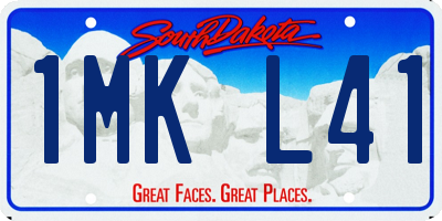 SD license plate 1MKL41