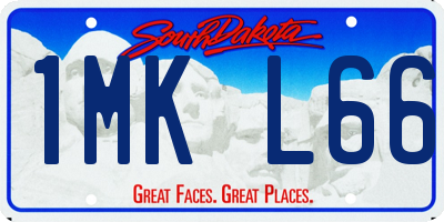 SD license plate 1MKL66