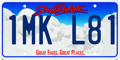 SD license plate 1MKL81