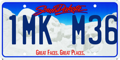 SD license plate 1MKM36