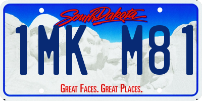 SD license plate 1MKM81