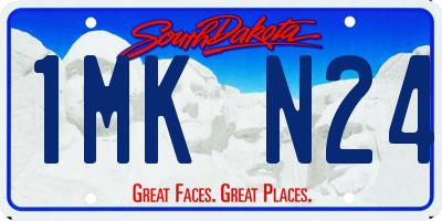 SD license plate 1MKN24