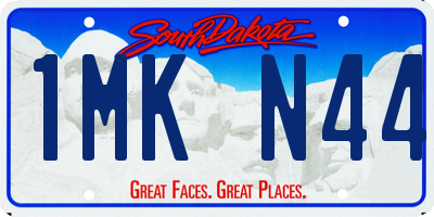 SD license plate 1MKN44