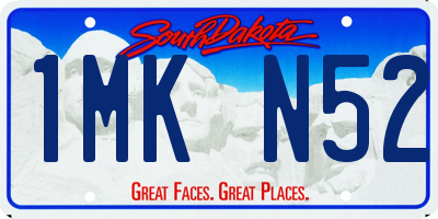 SD license plate 1MKN52
