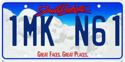 SD license plate 1MKN61