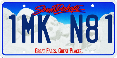 SD license plate 1MKN81