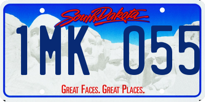 SD license plate 1MKO55