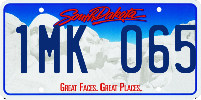 SD license plate 1MKO65