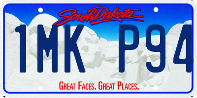 SD license plate 1MKP94