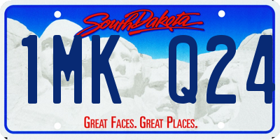 SD license plate 1MKQ24