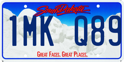 SD license plate 1MKQ89
