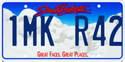SD license plate 1MKR42