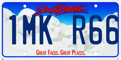 SD license plate 1MKR66