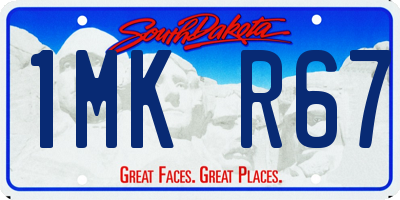 SD license plate 1MKR67