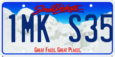 SD license plate 1MKS35