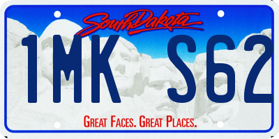 SD license plate 1MKS62