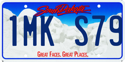 SD license plate 1MKS79