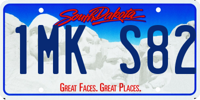 SD license plate 1MKS82