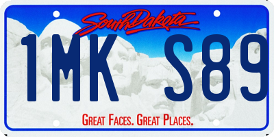 SD license plate 1MKS89