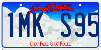 SD license plate 1MKS95
