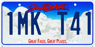 SD license plate 1MKT41