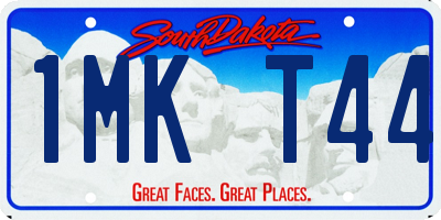 SD license plate 1MKT44