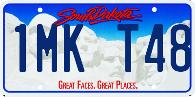 SD license plate 1MKT48