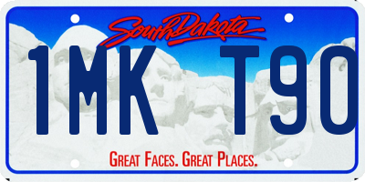 SD license plate 1MKT90