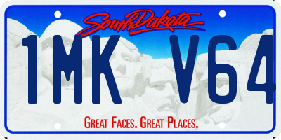 SD license plate 1MKV64