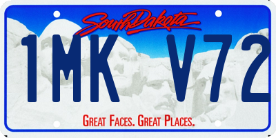 SD license plate 1MKV72