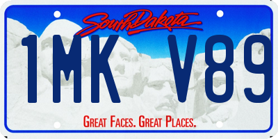 SD license plate 1MKV89