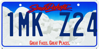 SD license plate 1MKZ24