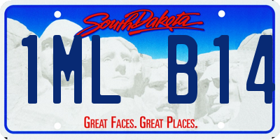 SD license plate 1MLB14