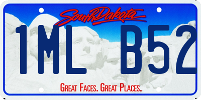 SD license plate 1MLB52