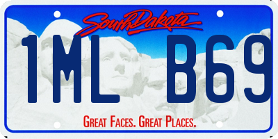 SD license plate 1MLB69