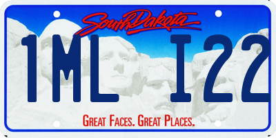 SD license plate 1MLI22