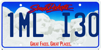 SD license plate 1MLI30