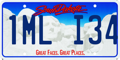 SD license plate 1MLI34