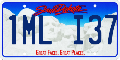 SD license plate 1MLI37