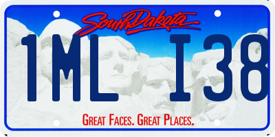 SD license plate 1MLI38